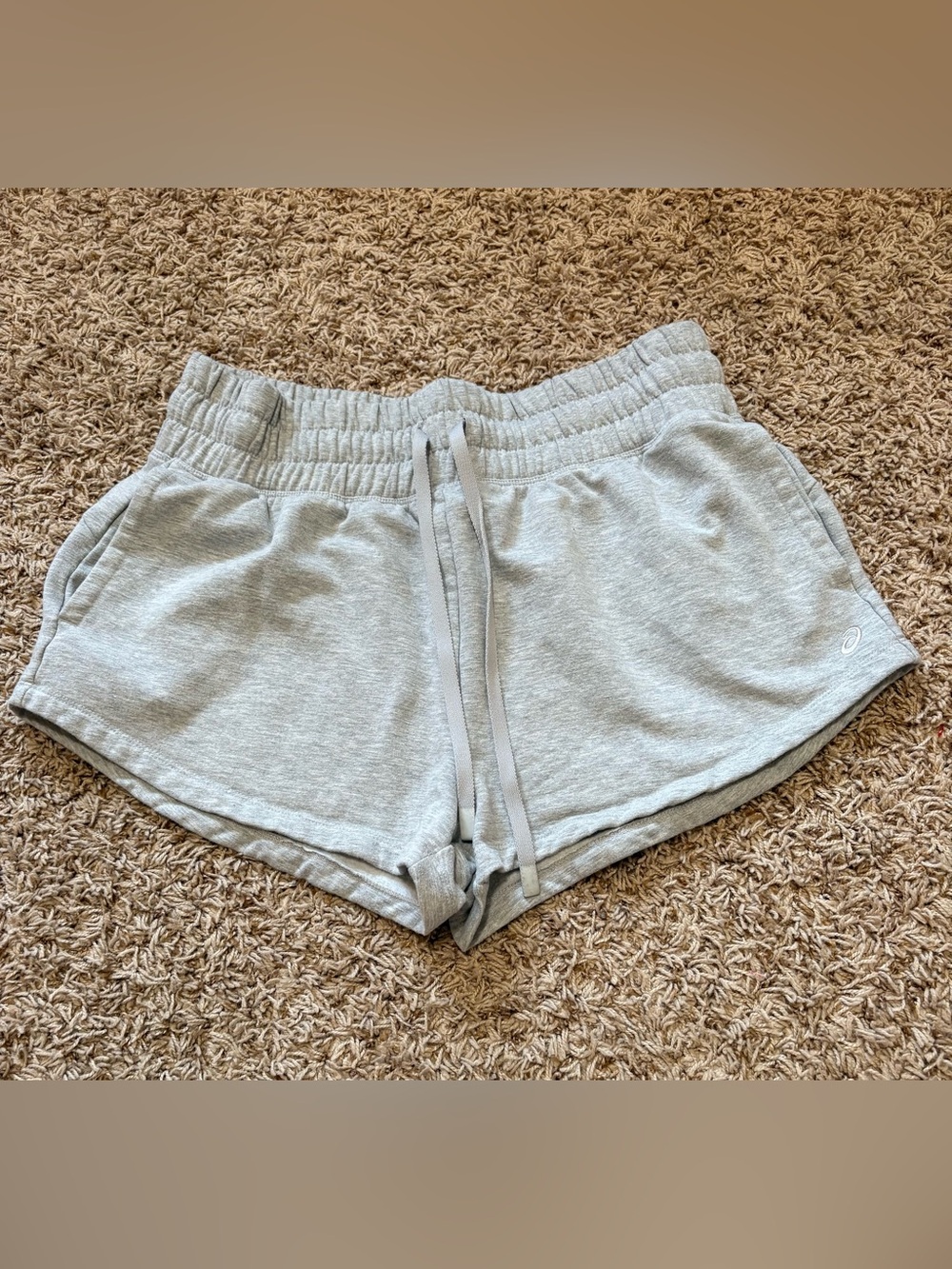 Asics Knit Lounge Athletic Shorts Womens size Large